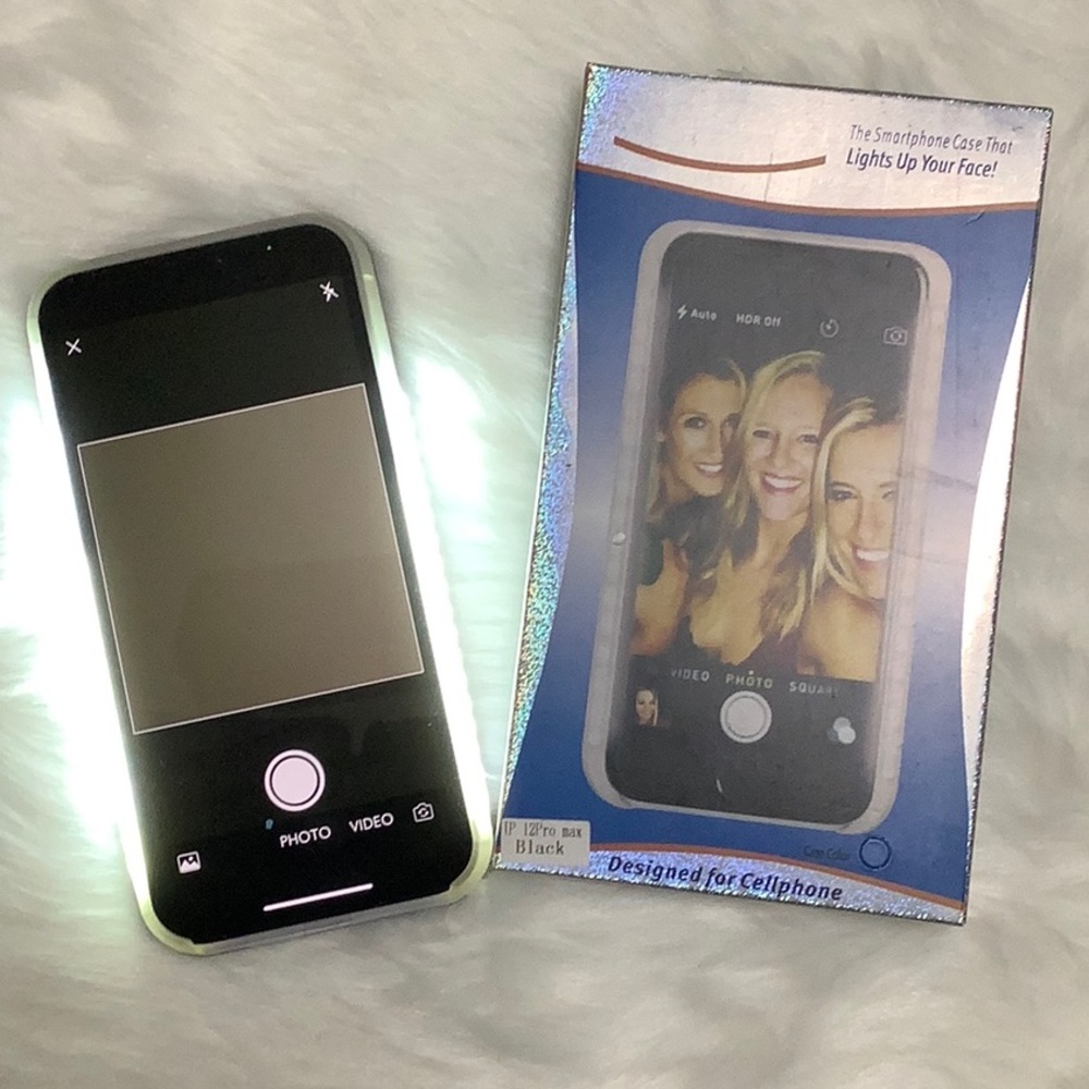 12 pro max Led light up selfie case